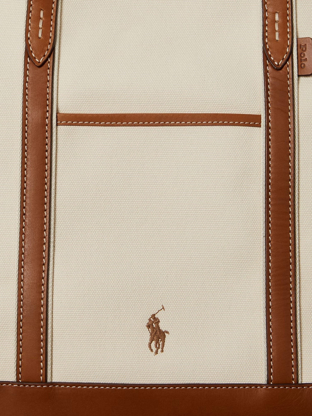 Polo Ralph Lauren Women's Canvas Shopping Bag White