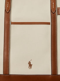 Polo Ralph Lauren Women's Canvas Shopping Bag White