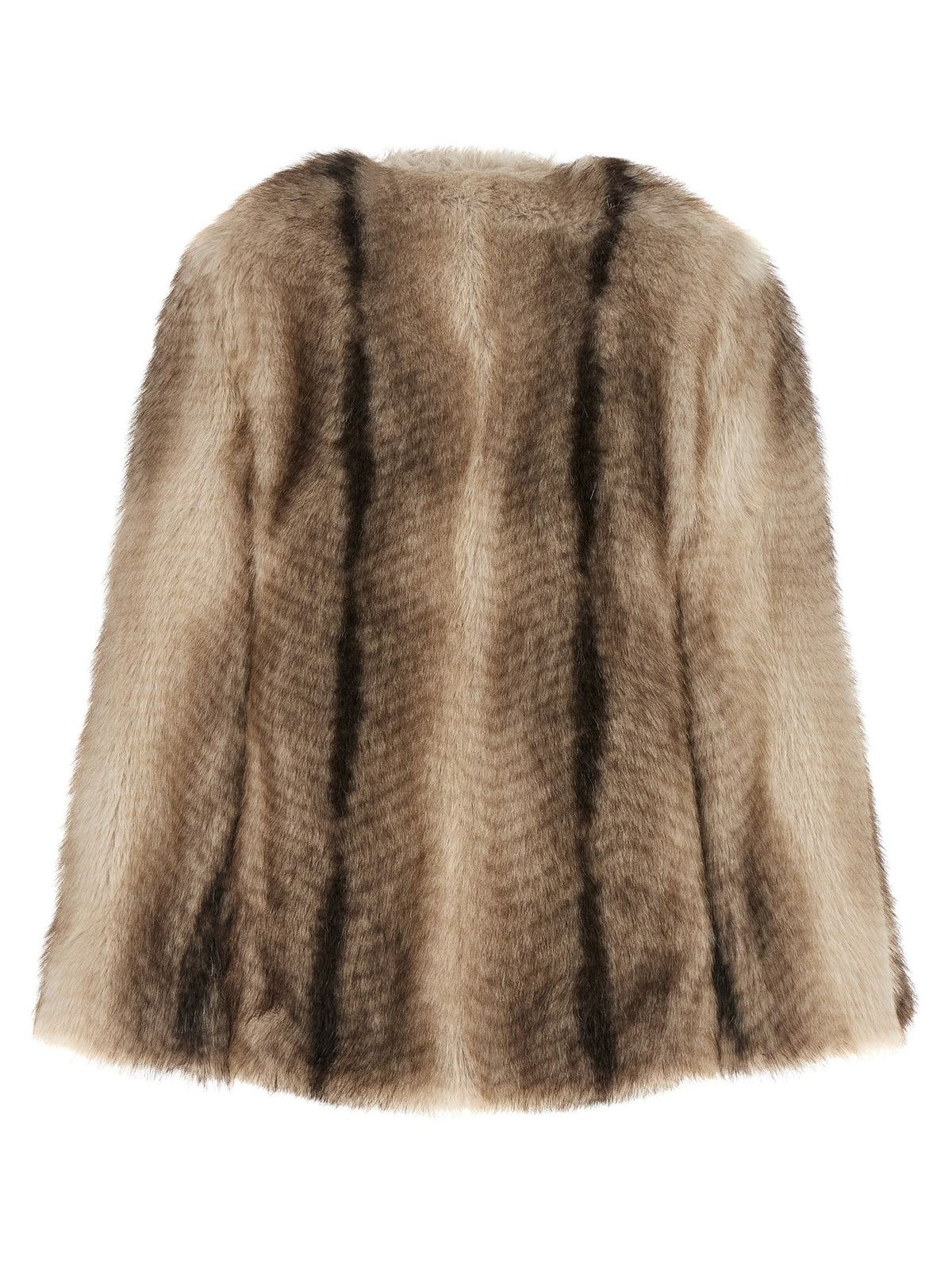 TWINSET Cape Jacket Brown