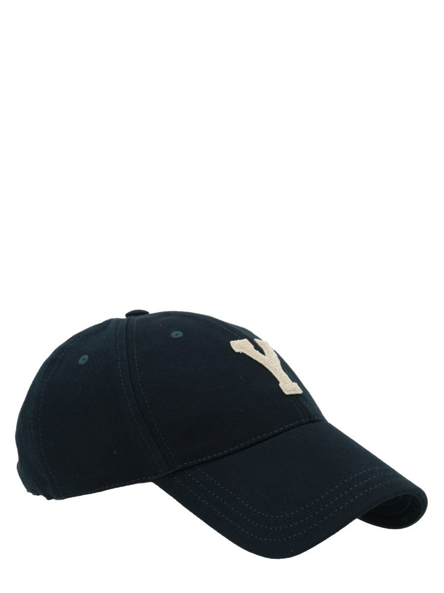 Saint Laurent Men's Cappello Da Baseball College Green