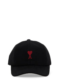 Ami Paris Unisex Cappello DA Baseball Con Black