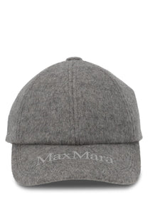 Max Mara Women's Cappello DA Baseball in Cashmere Con Grey