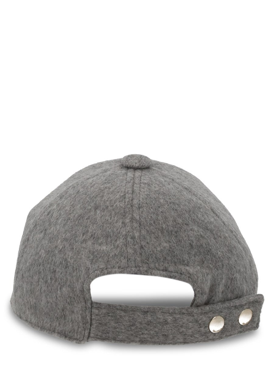 Max Mara Women's Cappello DA Baseball in Cashmere Con Grey