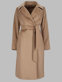 Max Mara Studio Women's Cappotto Vestaglia in Lana Beige