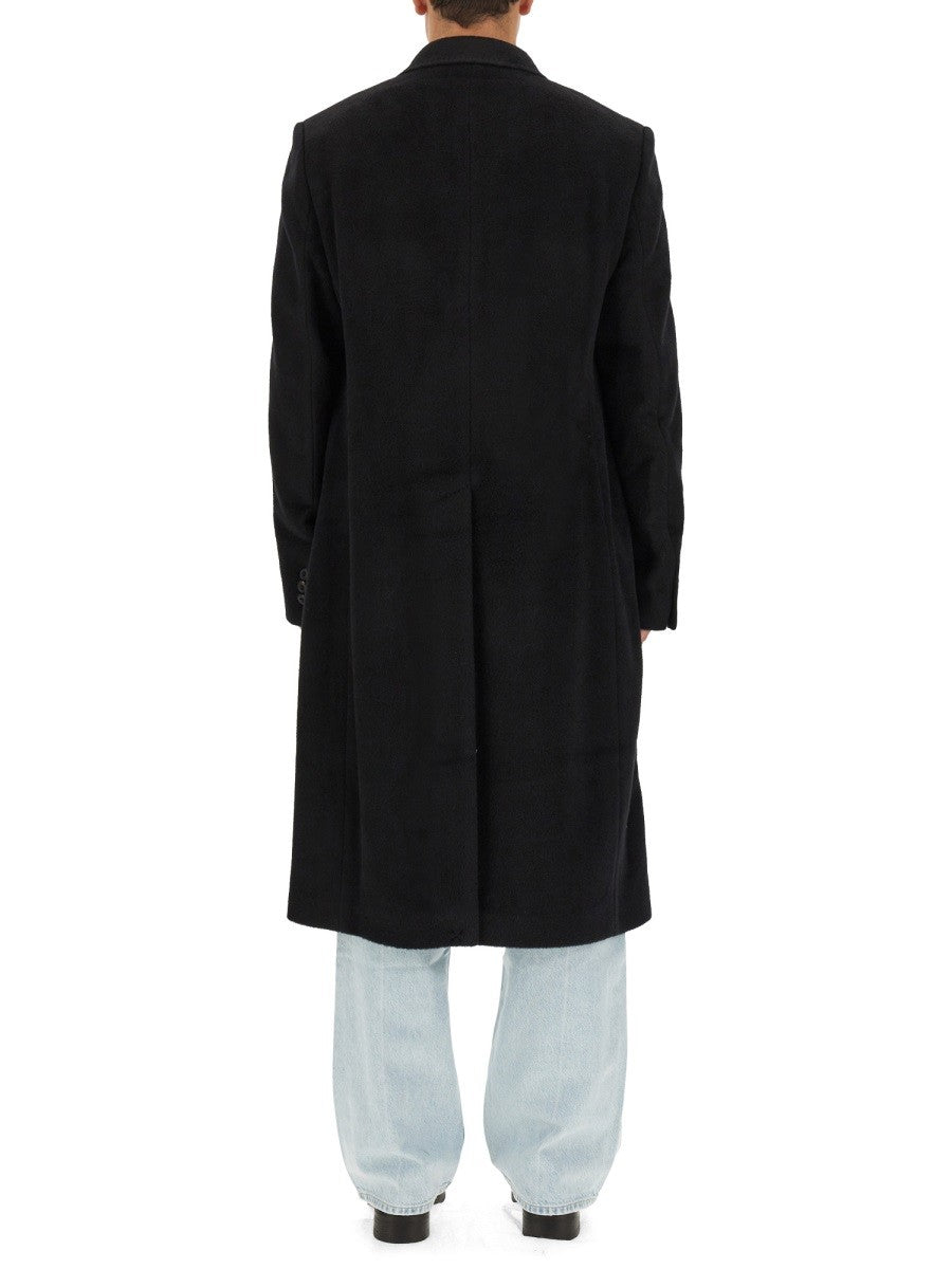 Our Legacy Men's Cappotto Doppiopetto Whale Black