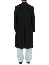 Our Legacy Men's Cappotto Doppiopetto Whale Black