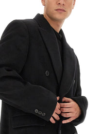 Our Legacy Men's Cappotto Doppiopetto Whale Black