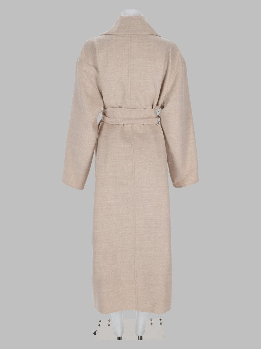 Fabiana Filippi Women's Cappotto in Lana Con Cintura Beige