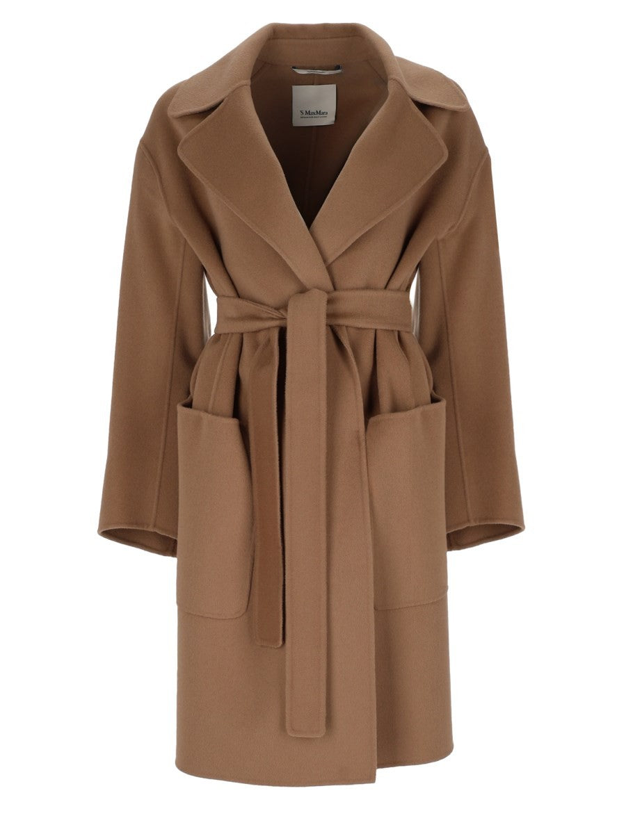 S MAX MARA Women's Cappotto in Lana Beige