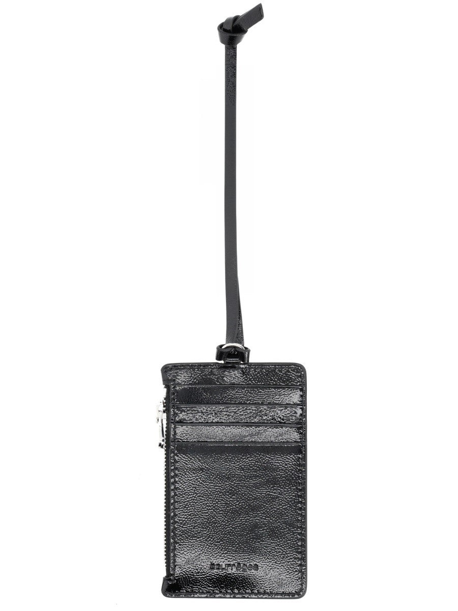 courrèges Women's Card Holder Naplack Black