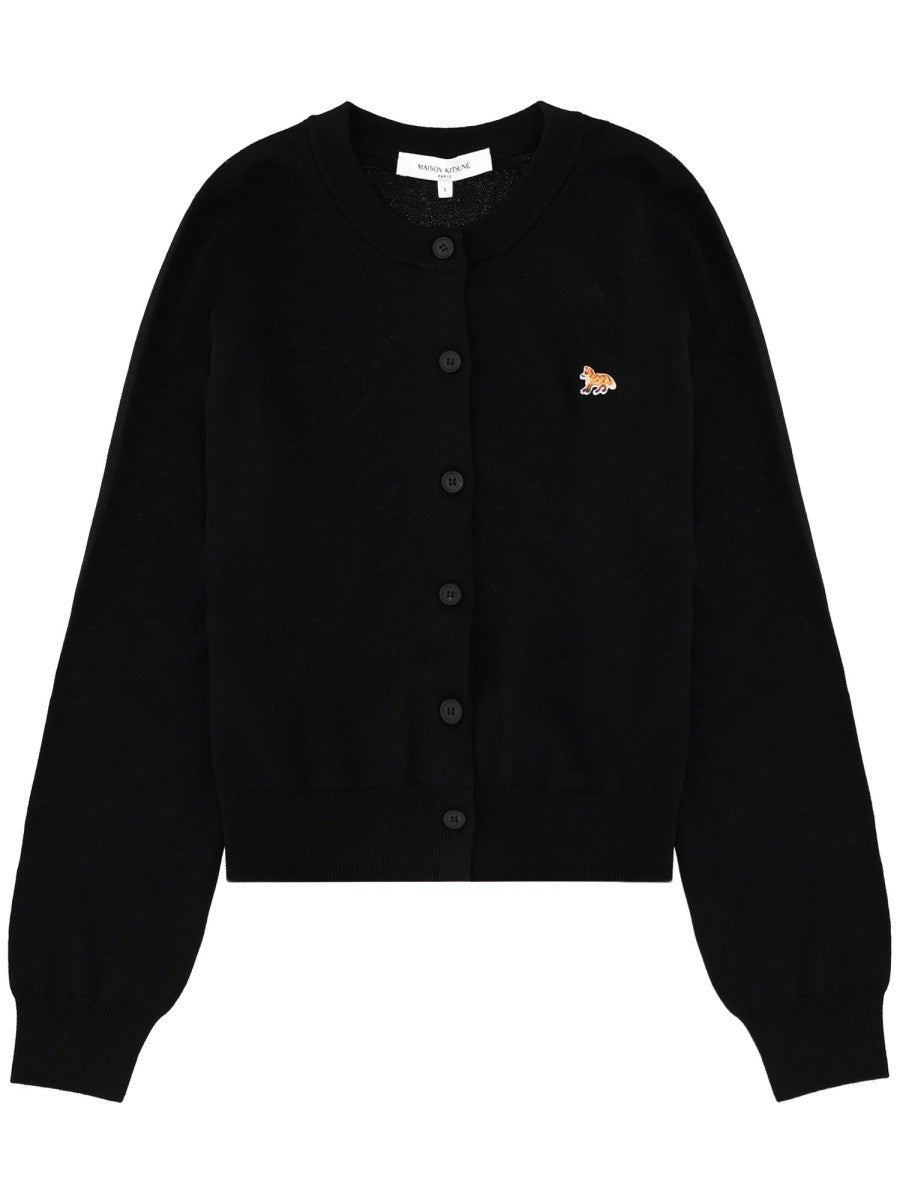 Maison Kitsuné Women's Cardigan Baby Fox Black
