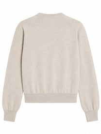 Maison Kitsuné Women's Cardigan Baby Fox Beige, view 2