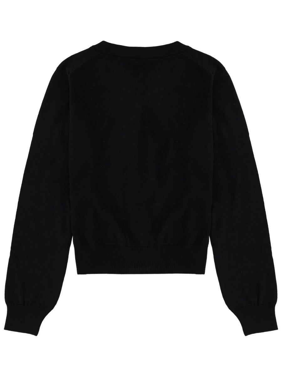 Maison Kitsuné Women's Cardigan Baby Fox Black
