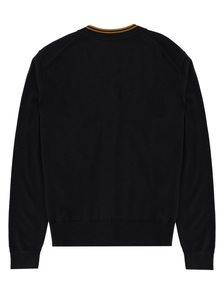 Fred Perry Men's Cardigan Black, view 2