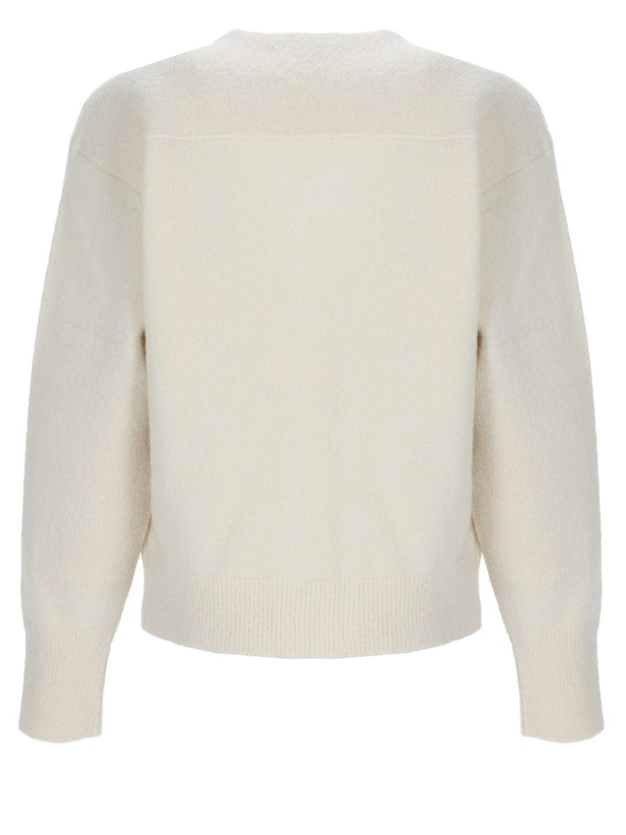 Bottega Veneta Women's Cardigan in Cashmere White, view 2