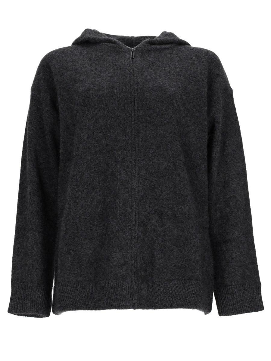 S MAX MARA Women's Cardigan in Filato Yak Grey