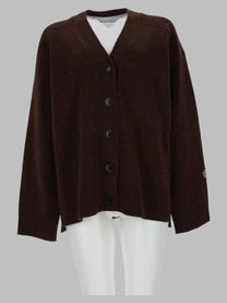 Tory Burch Women's Cardigan in Lana Con Brown