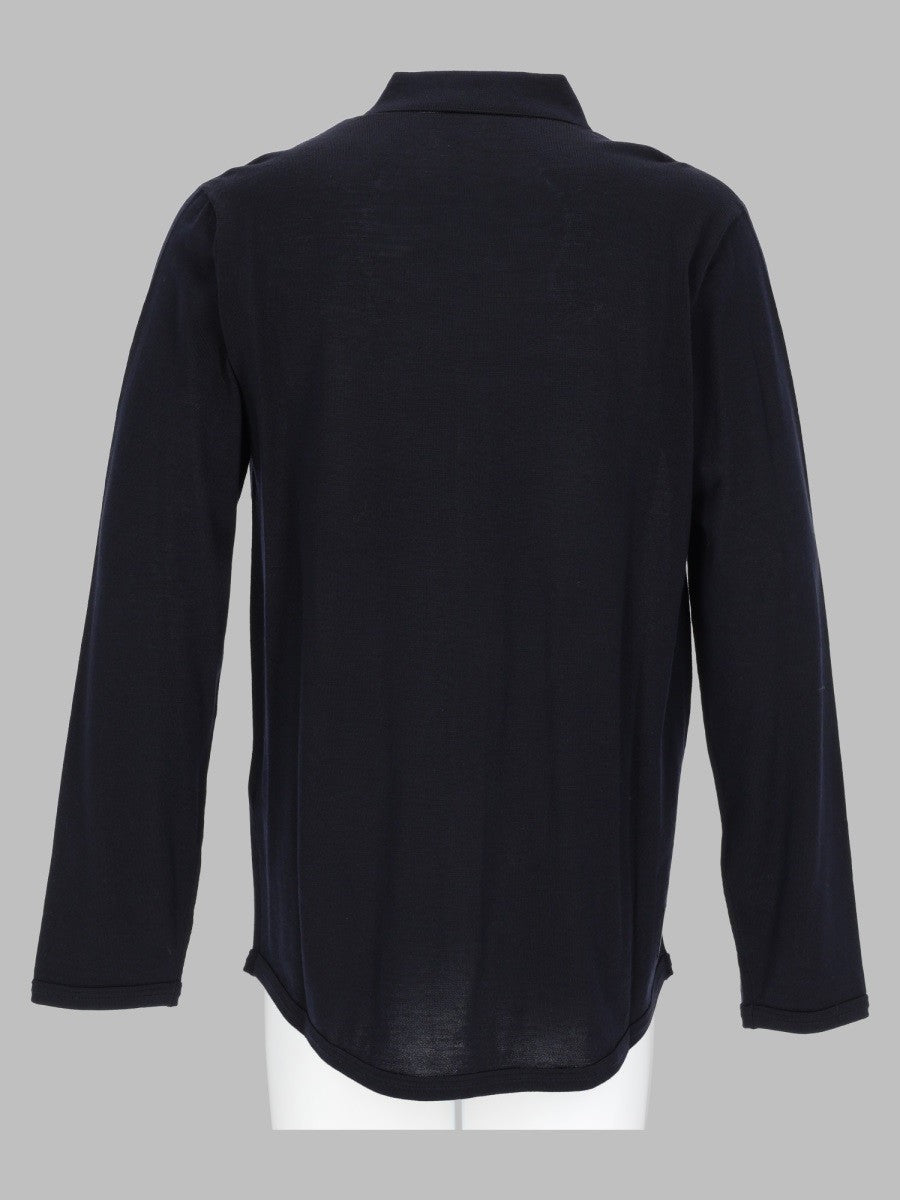 Emporio Armani Men's Cardigan in Lana Con Blue
