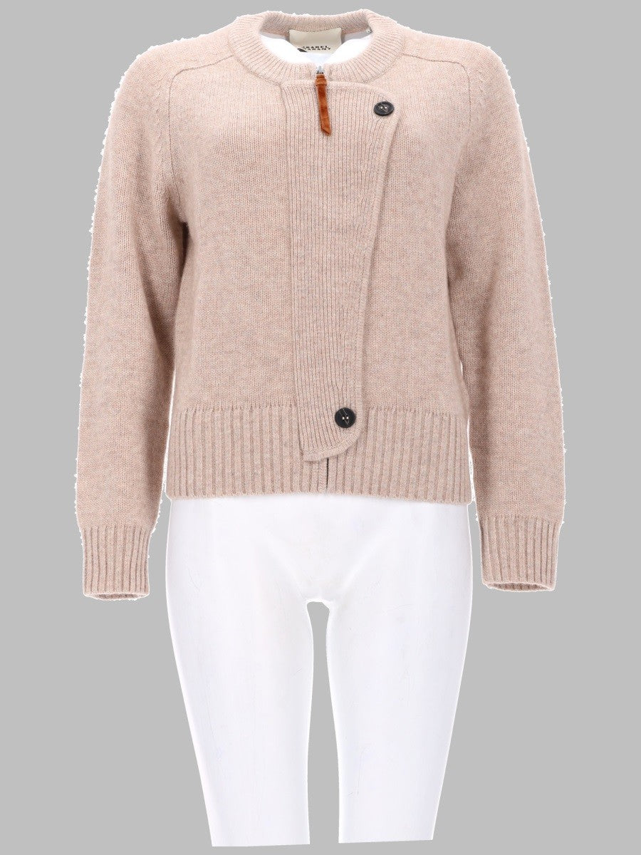 Isabel Marant Women's Cardigan in Lana Cashmere Beige
