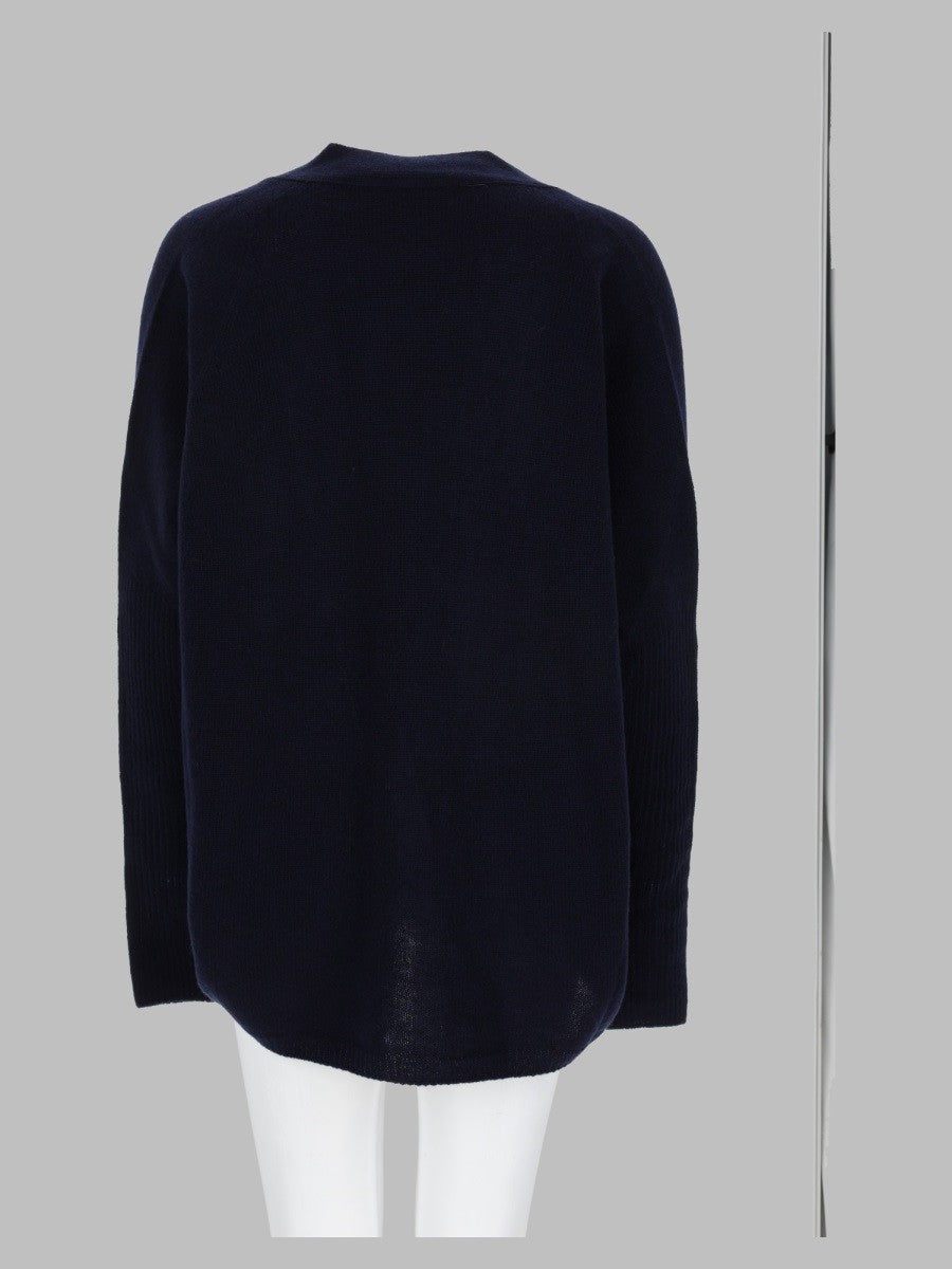 Alysi Women's Cardigan in Lana Merino Cashmere Blue