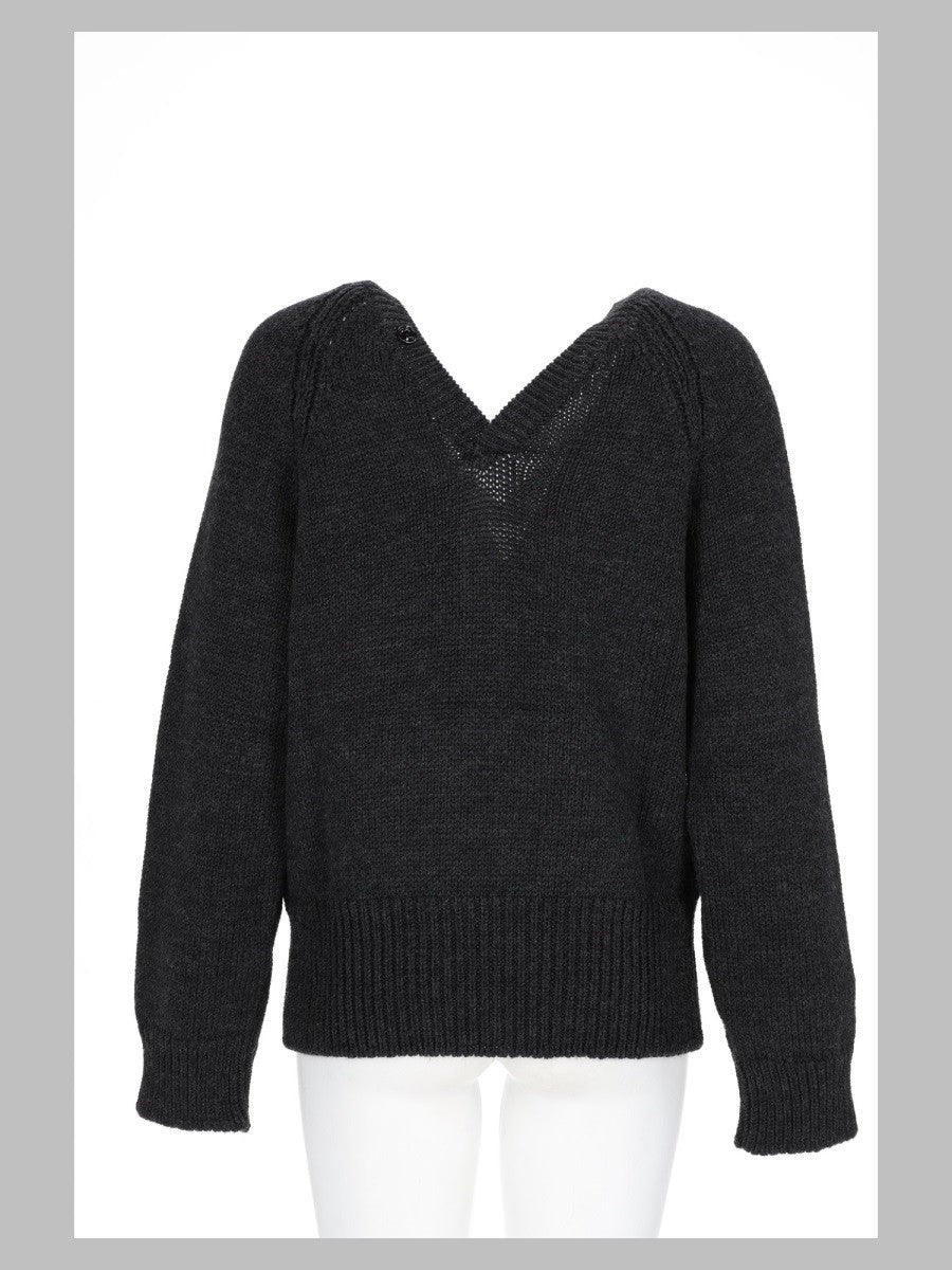 Our Legacy Women's Wool Merino Cardigan Grey, view 2