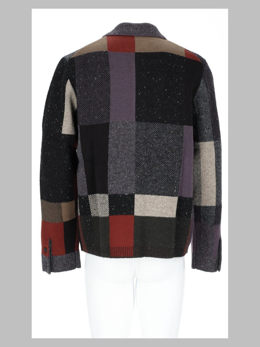 Ps By Paul Smith Men's Cardigan in Lana Misto Cotone Multicolor