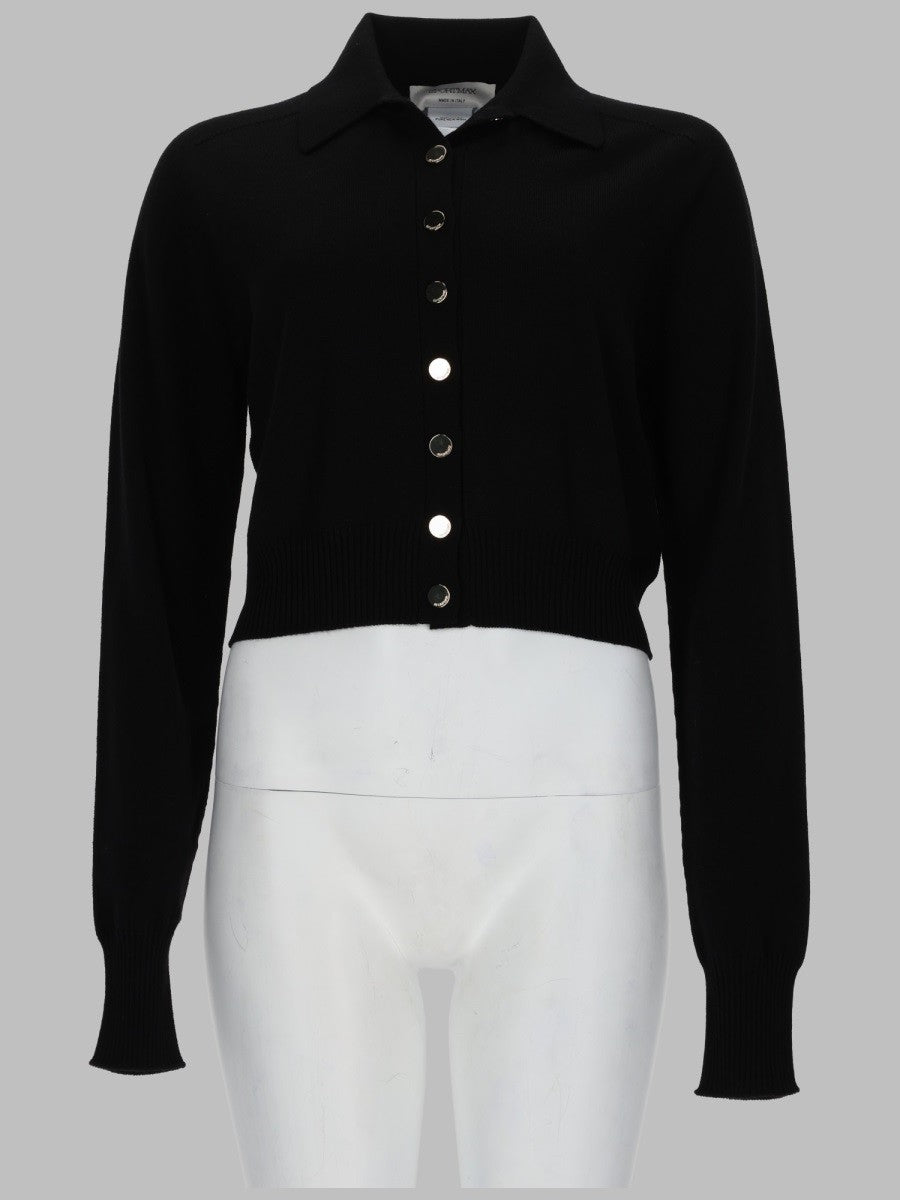 Sportmax Women's Cardigan Lirica in Lana Black
