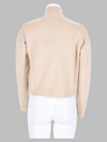Max Mara Studio Women's Cardigan Pacche in Lana Cashmere Beige