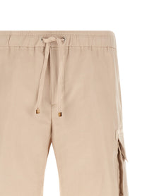 Brunello Cucinelli Cargo Bermuda Shorts Beige