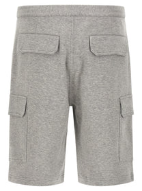 Brunello Cucinelli Cargo Bermuda Shorts Grey
