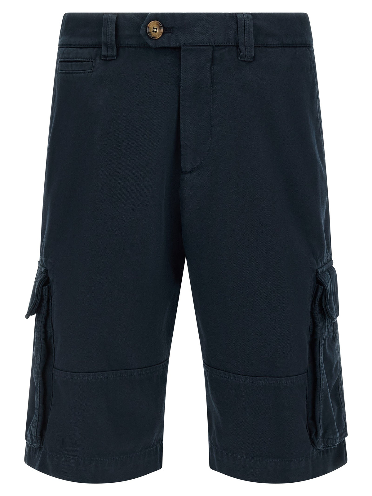 Brunello Cucinelli Cargo Bermuda Shorts Blue