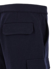 Brunello Cucinelli Cargo Bermuda Shorts Blue