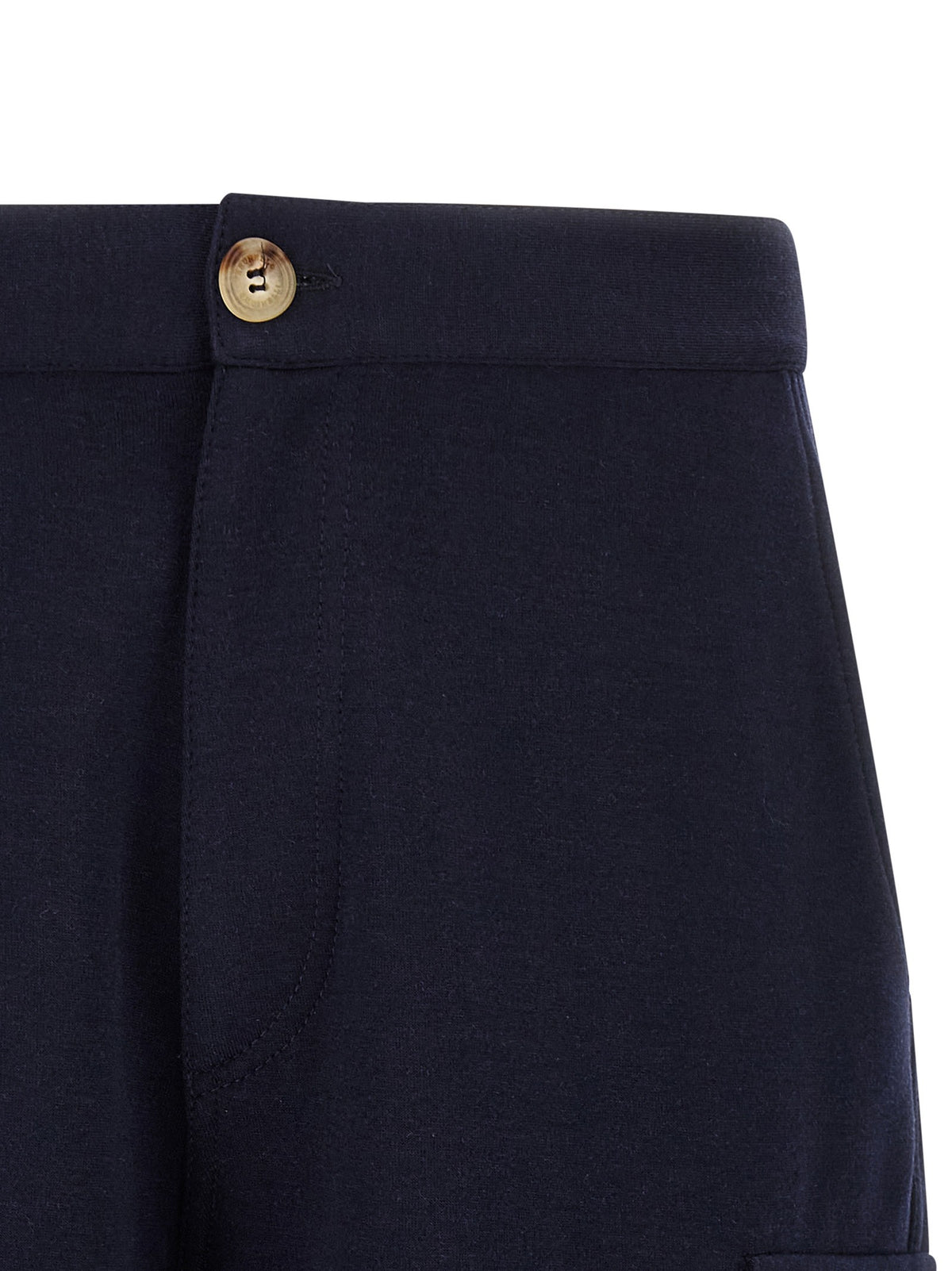 Brunello Cucinelli Cargo Bermuda Shorts Blue