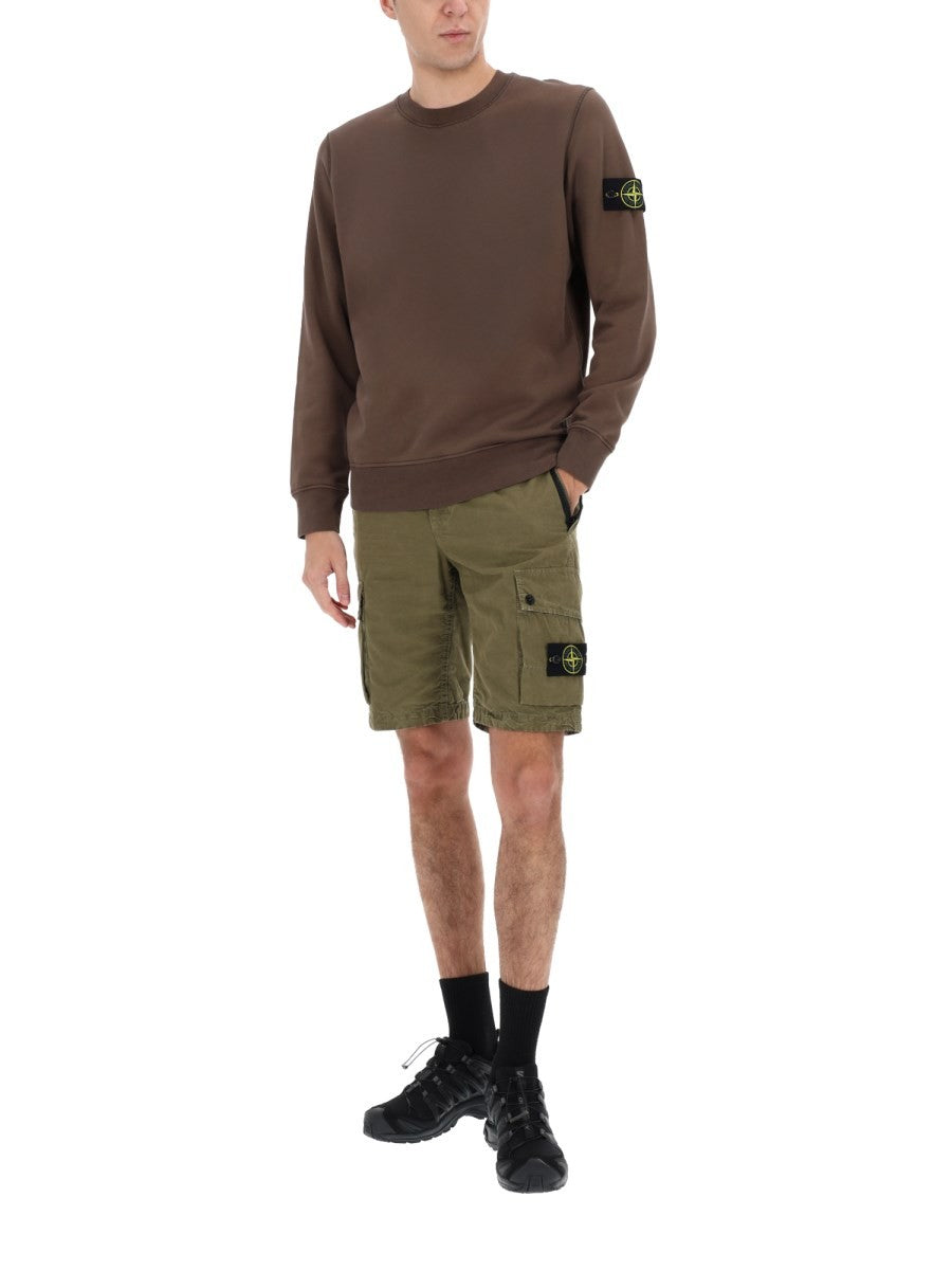 Stone Island Men's Cargo Shorts Green