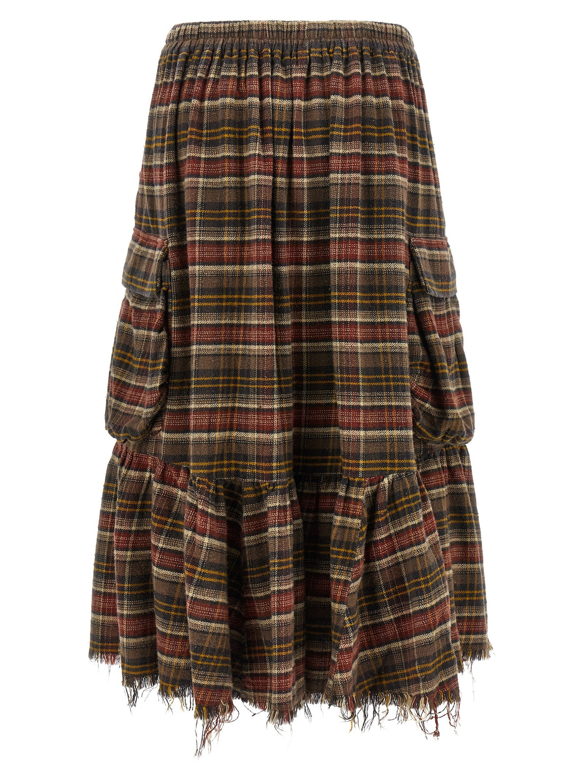 R13 Cargo Skirt Brown