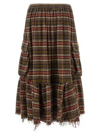 R13 Cargo Skirt Brown