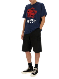 Kenzo Men's Cargo Workwear Shorts Black