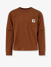 Sacai Men's Carhartt Wip Cotton Jersey Shirt Beige