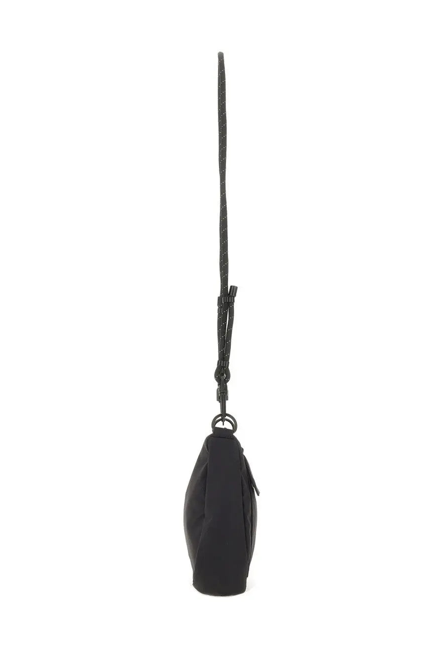 Carhartt Wip men’s Bowden shoulder bag black nylon crossbody bag with textured strap and minimalist design