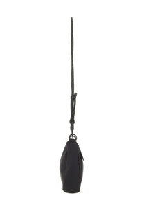 Carhartt Wip men’s Bowden shoulder bag black nylon crossbody bag with textured strap and minimalist design