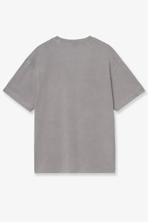 Carhartt Wip men’s Nelson cotton shirt Yosemite minimalist gray cotton t-shirt with relaxed fit and subtle stitching details
