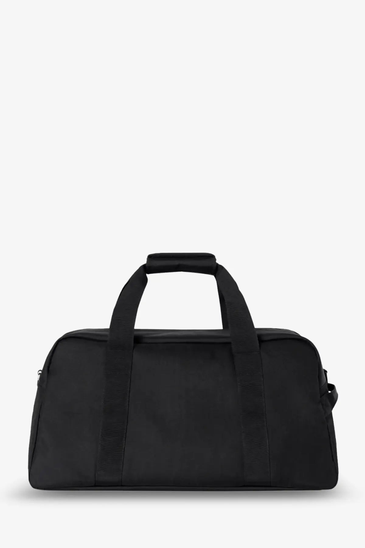 Carhartt Wip men’s black nylon duffle bag with sturdy fabric and reinforced handles for durability and travel