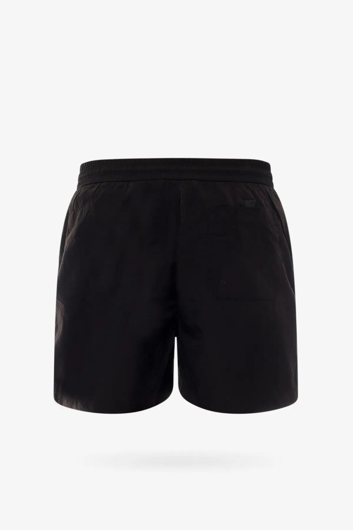 Carhartt Wip men’s nylon swim trunk in black with elastic waistband and sleek minimalist design