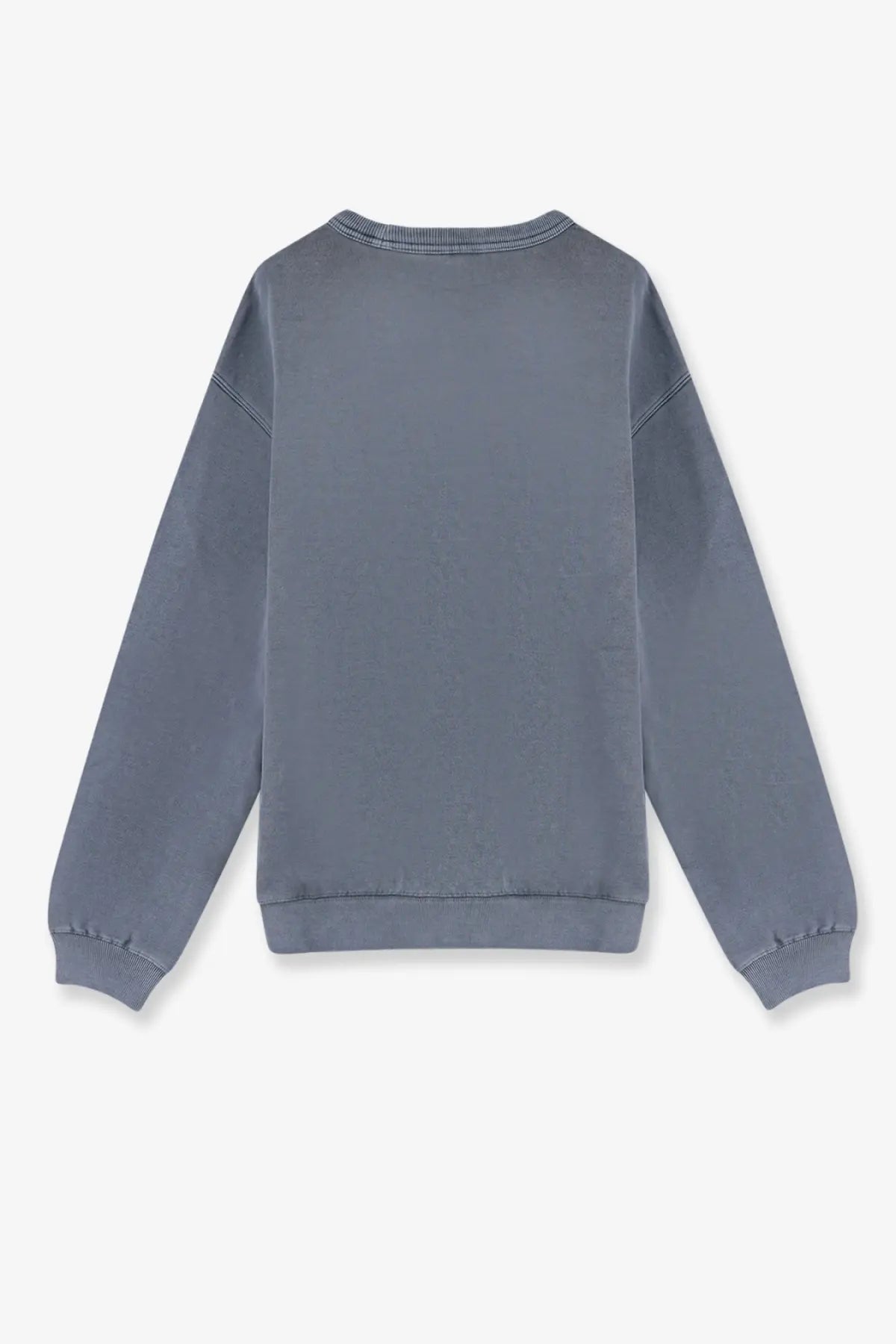 Carhartt wip men’s torion cotton sweater in soft slate gray with ribbed cuffs and hem crewneck sweatshirt