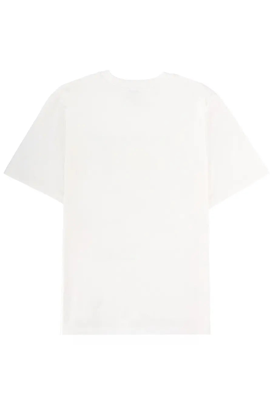 White cotton men’s t-shirt from casablanca with a simple minimalist design and clean white color