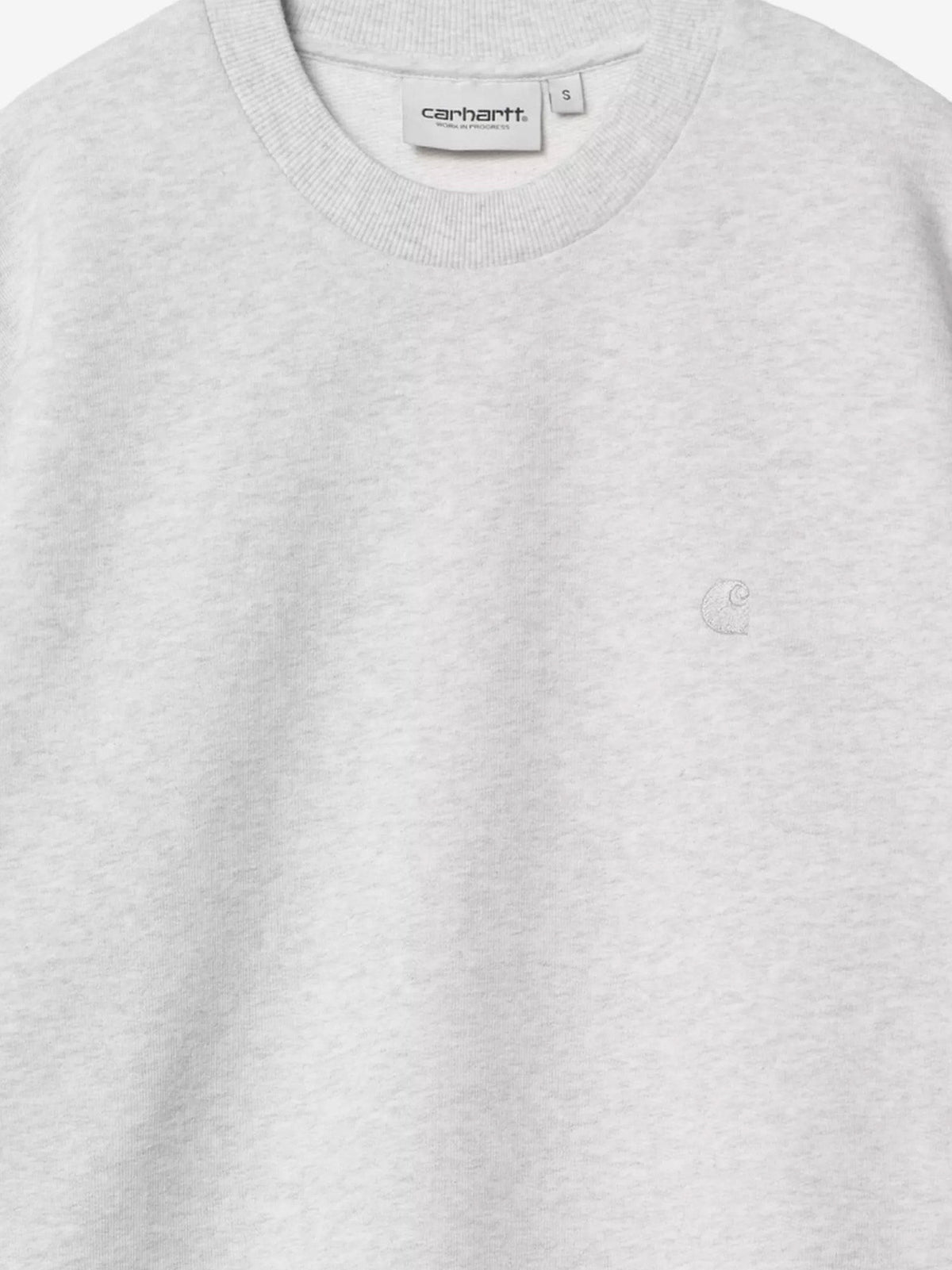Carhartt Wip Women's Casey Cotton Sweatshirt Silver