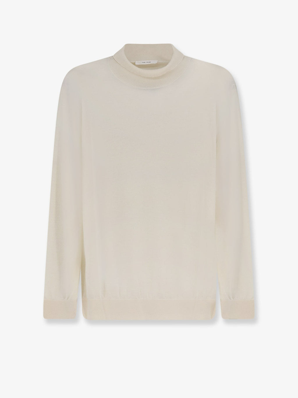 The Row Women's Cashmere and Silk Blend Turtleneck White