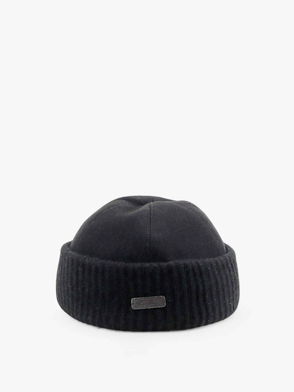 Loro Piana Men's Cashmere Beanie Hat Black