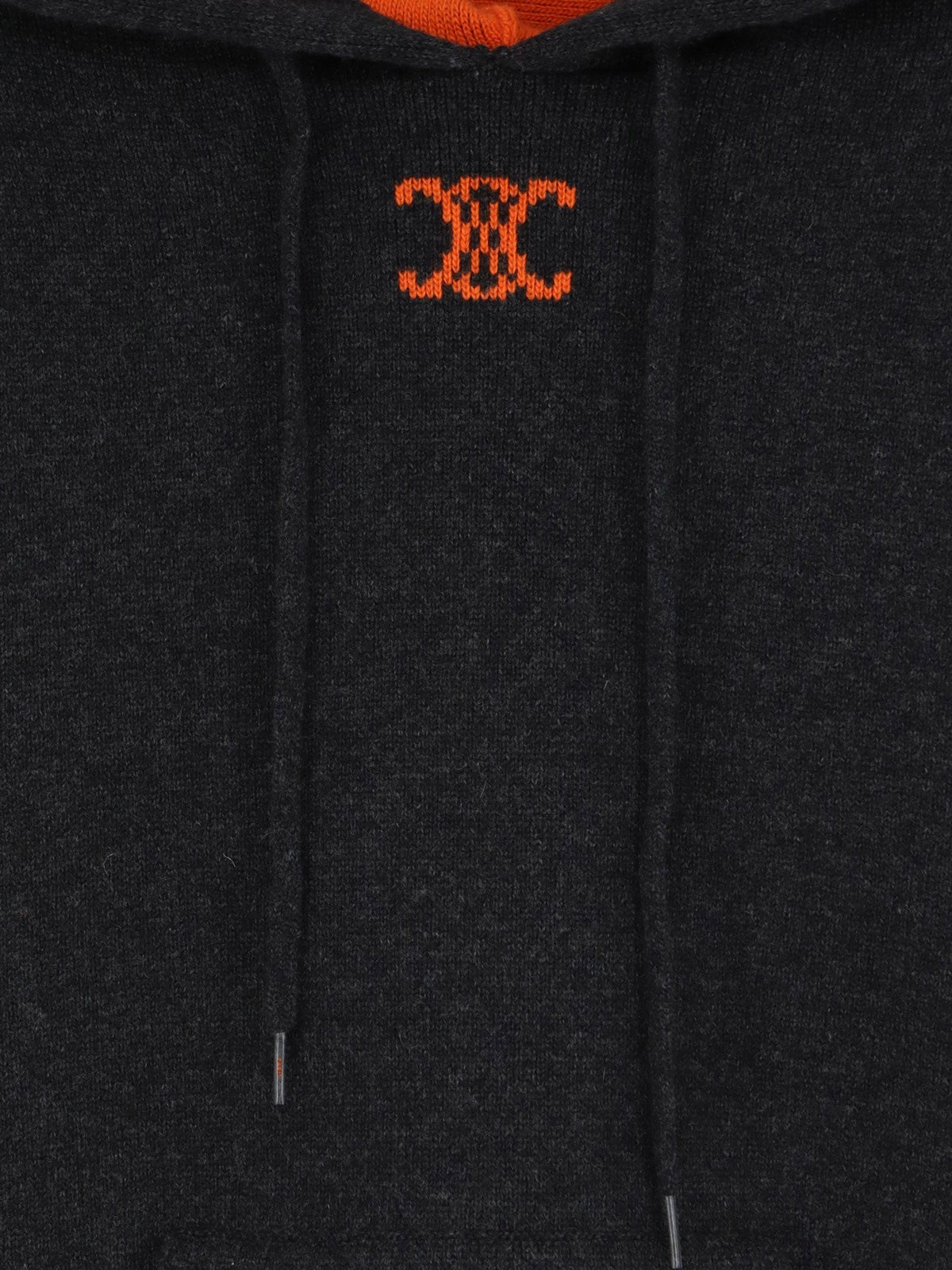 Celine Men's Cashmere Blend Hoodie Grey