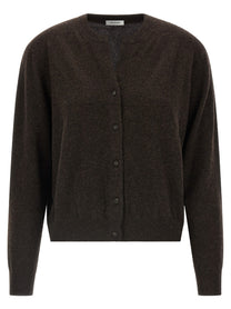 Yves Salomon Cashmere Cardigan Brown